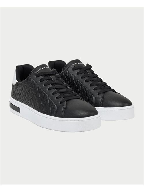 Sneakers basse uomo AX con logo lettering ARMANI EXCHANGE | XM000140-AF11916MC011